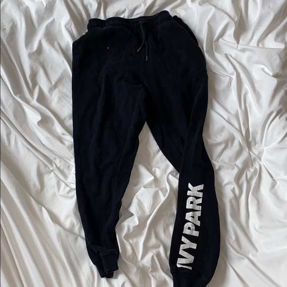 IVY PARK Pants - Ivy Park Black Sweatpants